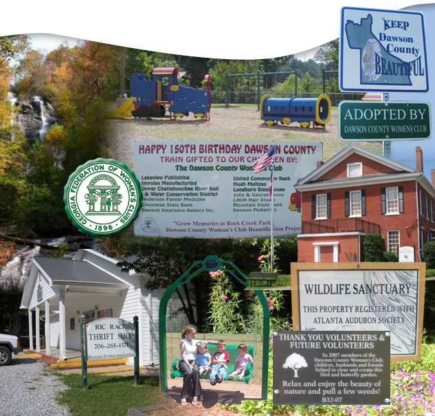 Collage of Womans Club related images
